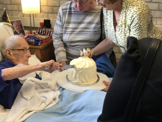 Jack Hughes, Celebrated 100th Birthday on 27th August – South Liverpool